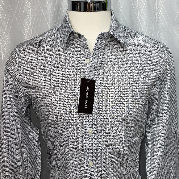 Michael Kors Shirts Michael Kors Mens Dress Long Sleeve Logo Shirt